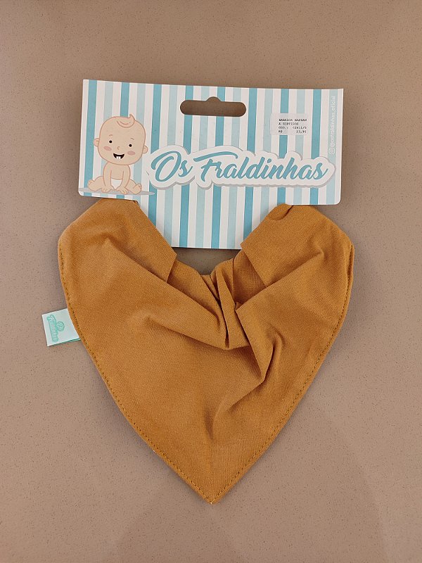 Babador Bandana Impermeavel- Laranja Queimado