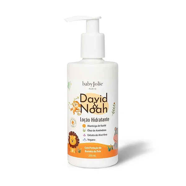 Loção Hidratante Infantil 250ml David & Noah - Baby Jolie