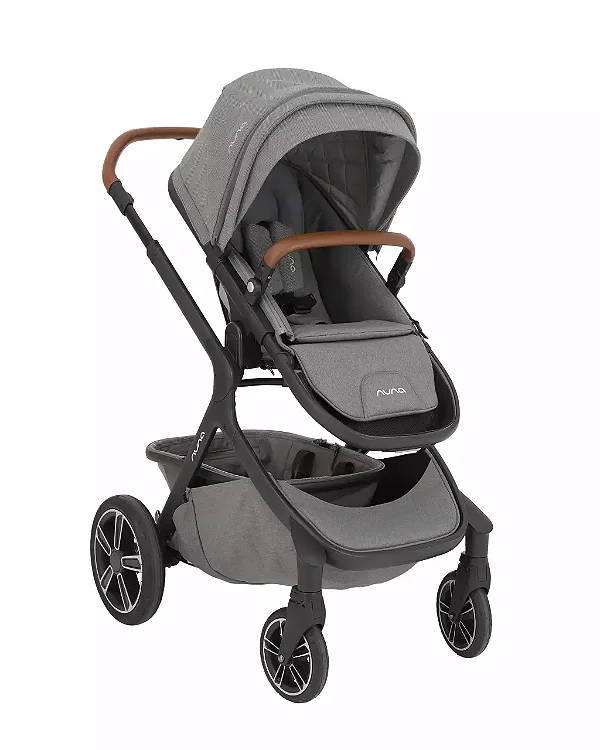 Carrinho de Bebê Nuna Demi Grow Cinza Oxford