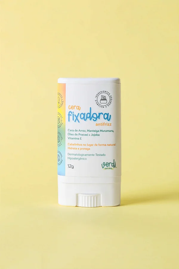 Cera Fixadora Antifrizz Infantil Natural