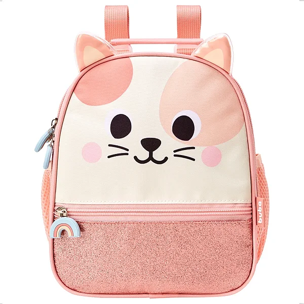Lancheira Bolsa Térmica Gatinho Buba Zoo Infantil Glitter