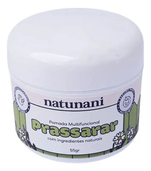 Pomada Prassarar Cicatrizante Vegana Natunani Bebê