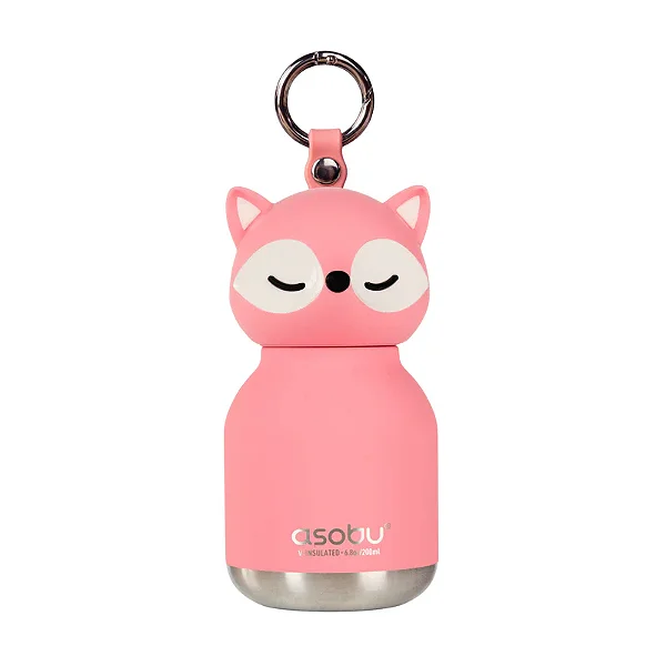 Garrafinha Mini Bestie Raposa Rosa - Asobu