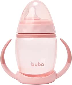 Copo Infantil Buba Rosa Claro 250ml Alça Removível