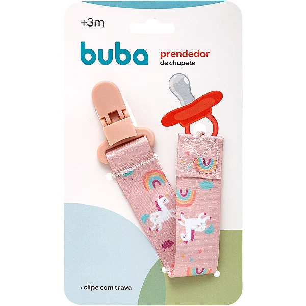 PRENDEDOR DE CHUPETA BUBA MAGIC UNICÓRNIO