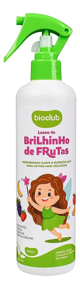 Leave-in Infantil Spray Brilhinho Frutas 300ml
