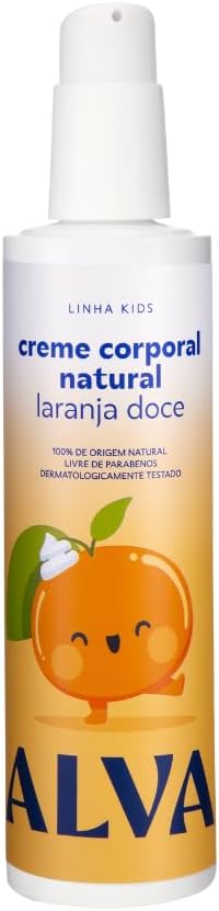 Hidratante Corporal Kids Laranja Doce E Baunilha Alva 250ml