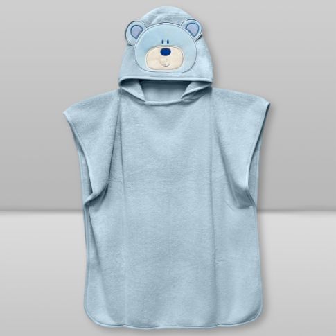 Toalha Poncho Kids Laço Bebê Animada