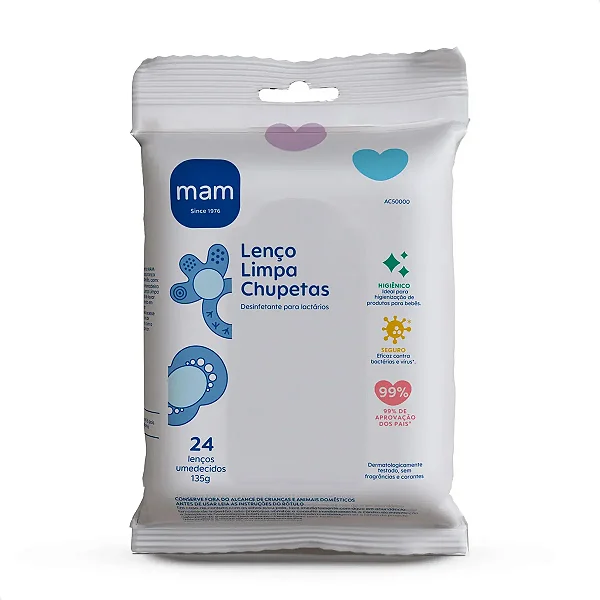 Lenço Limpa Chupetas – Mam