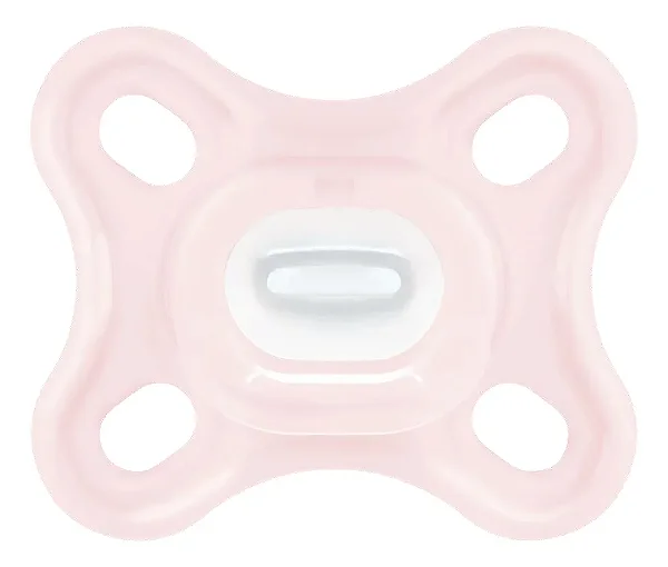 Chupeta Mam Comfort 100% Silicone 0-2m Rosa