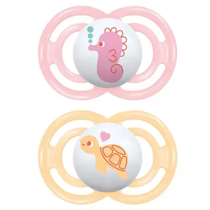 Chupeta Mam Perfect Dupla 6+m Rosa