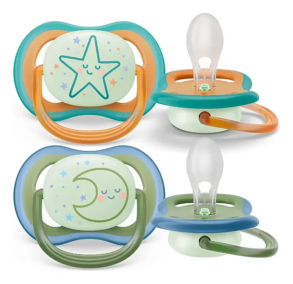 Kit De Chupeta Philips Avent Ultra Air, + 18meses
