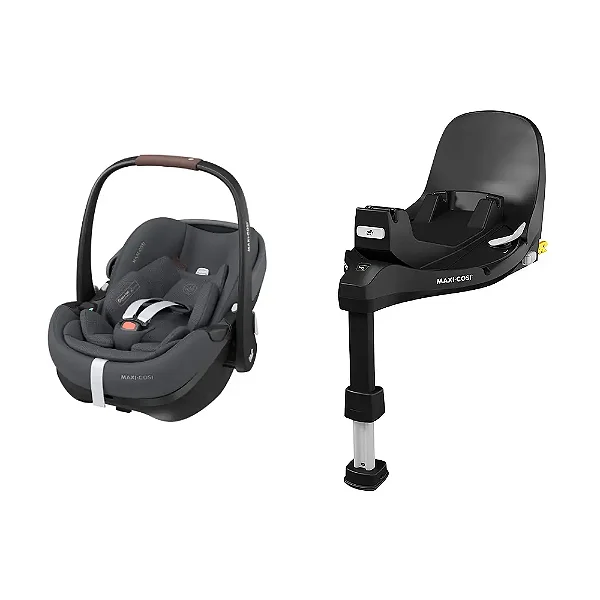 Bebê Conforto Pebble Com Base Familyfix 360 Pro² Maxi Cosi Cor Twillic Graphite Liso