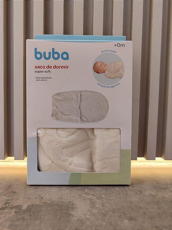Saco De Dormir Super Soft - Buba / Off White