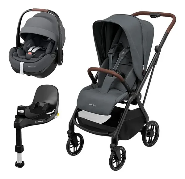 Travel System Leona² Pebble Pro 360 - Twillic Graphite