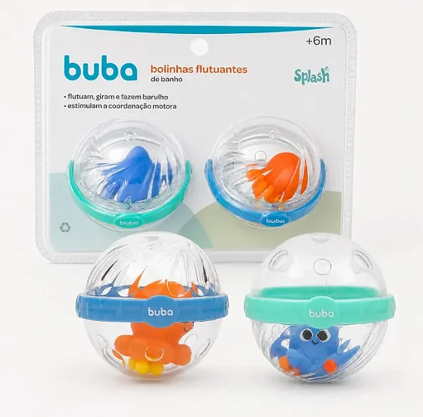 Bolinhas Flutuantes De Banho Splash - Buba