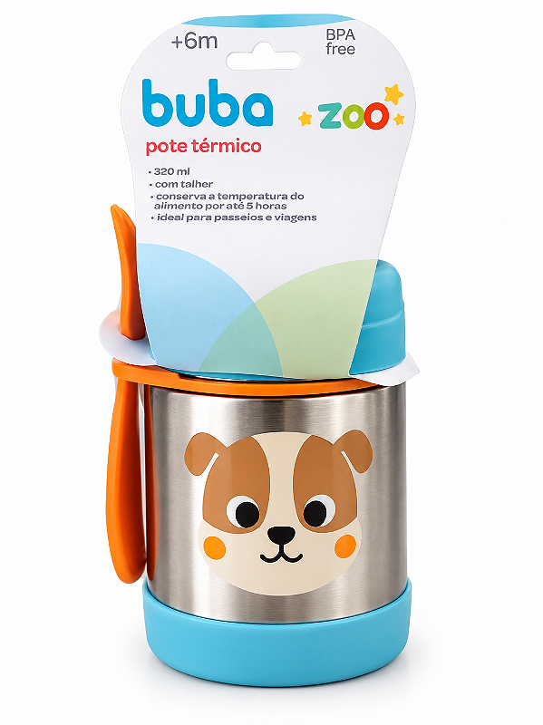 Pote Térmico Buba Zoo Cachorro 320 ml