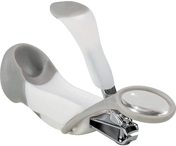 Cortador De Unhas Com Lupa Para Bebê Neutro Buba