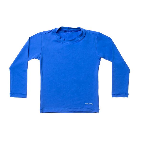 CAMISA BANHO MANGA LONGA BÜP BABY AZUL ROYAL