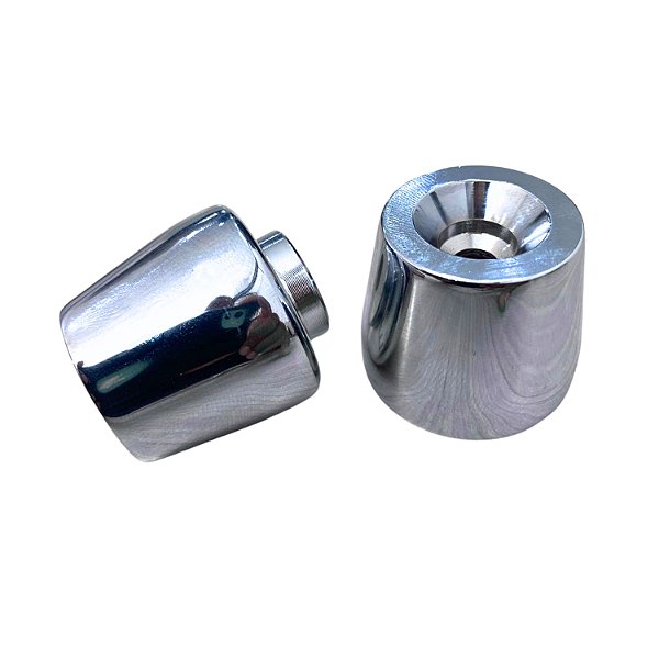 Pezinho Peso De Guidao De Moto Pcx 150 2014 2022 Cromado Par