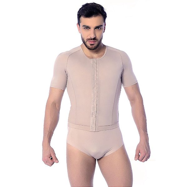 COLETE COM MANGA MASCULINO ALTA COMPRESSÃO PREMIUM/180
