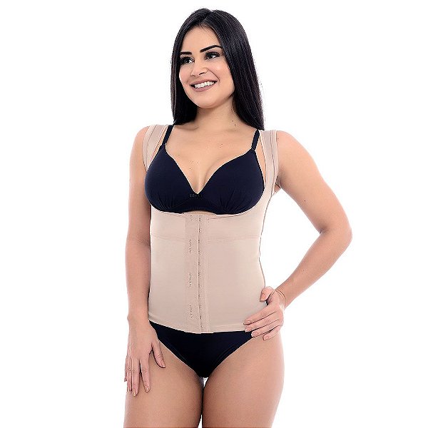 COLETE POSTURAL LONGO ALTA COMPRESSÃO PREMIUM/187