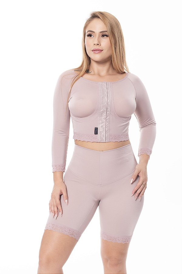 BERMUDA MODELADORA CÓS ALTO ALTA COMPRESSÃO LINHA PREMIUM/153