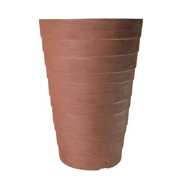 Vaso Coluna Redondo Degrau Médio - 58 cm