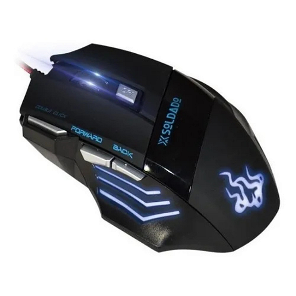 Mouse Com Fio Gamer Soldado GM-700