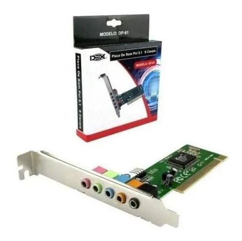 Placa de Som Dex PCI 5.1 DP-61