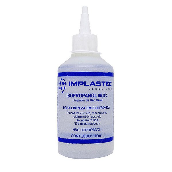 Álcool Isopropílico Implastec 110ML 99,8%