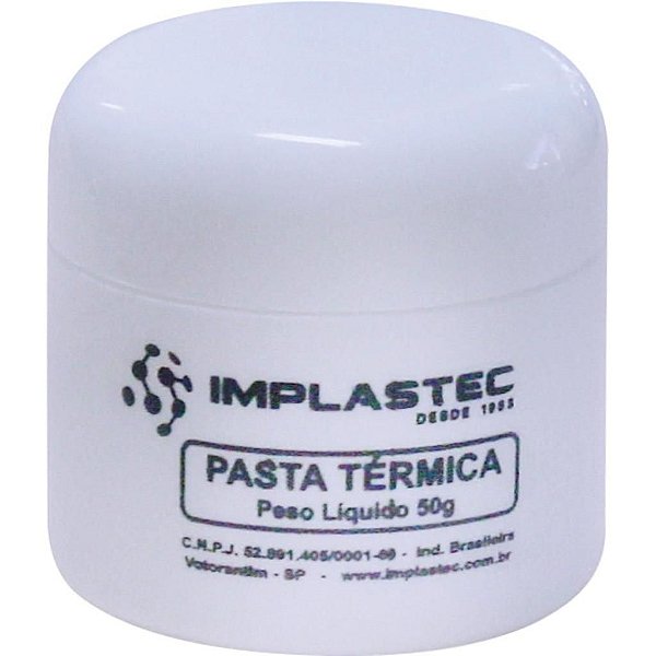 Pasta Térmica Branca 50G Pote Implastec