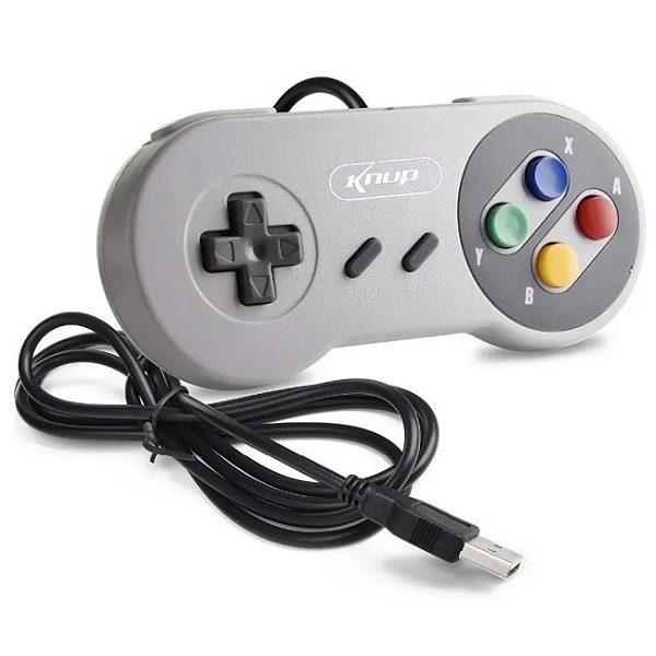 Manete Joystick Usb Pc Super Nintendo Snes Knup Kp-3124