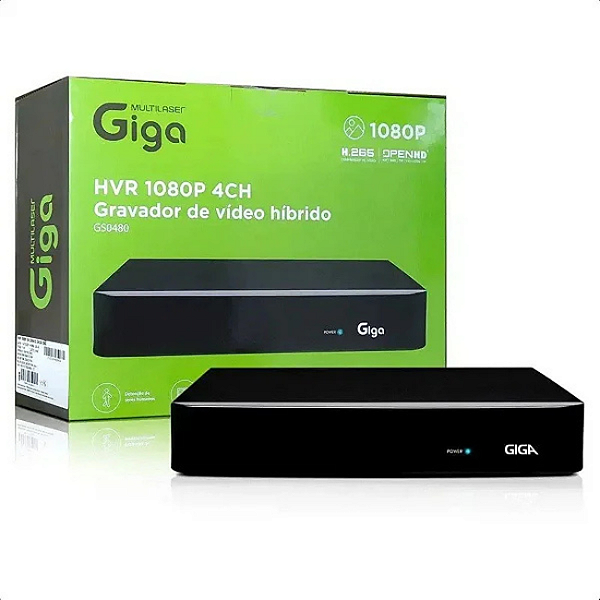 HVR Giga 1080P 04 canais GS0480