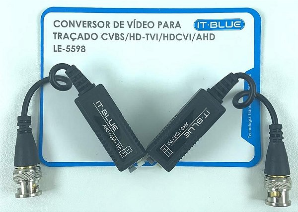 Balun CVBS/HD-TVI/HDCVI/AHD IT-BLUE LE-5598