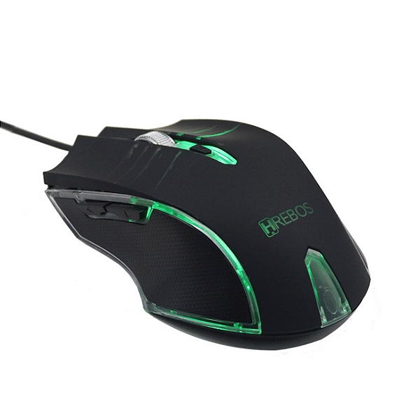 Mouse Gamer RGB Hrebos HS-190