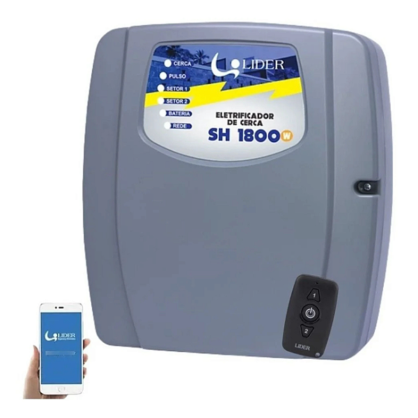 Eletrificador De Cerca WIFI Lider SH1800W