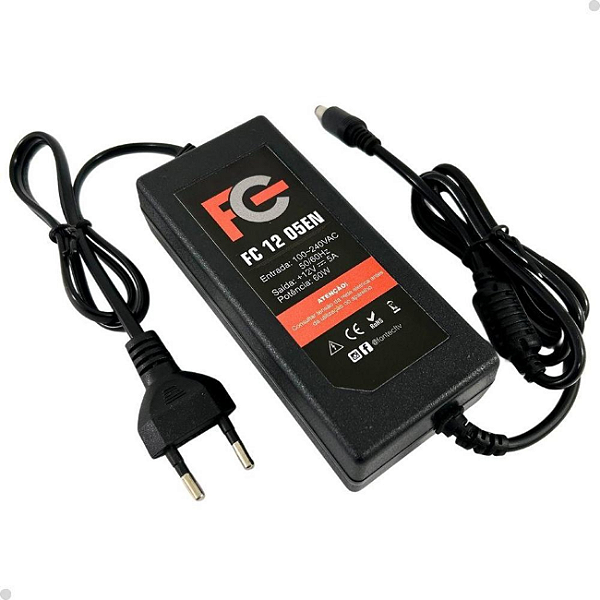 Fonte 12V 5A FC 12 05EN