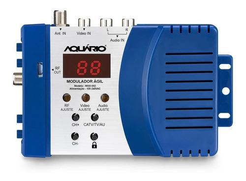 Modulador Ágil De Áudio E Vídeo Para TV/CATV Aquário MOD-002
