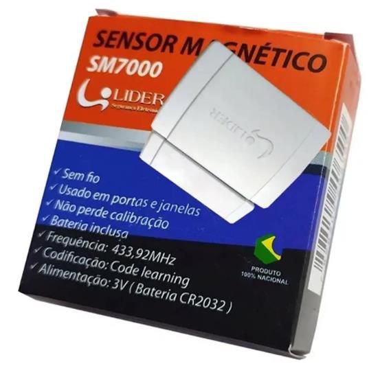 Sensor Magnético De Abertura Lider SM7000
