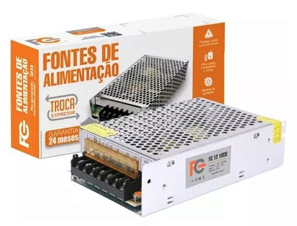 Fonte Colmeia 12v 10a Fc1210cn