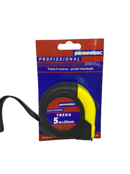 Trena Emborrachada Profissional – 5 MetrosX25MM – Prismatec