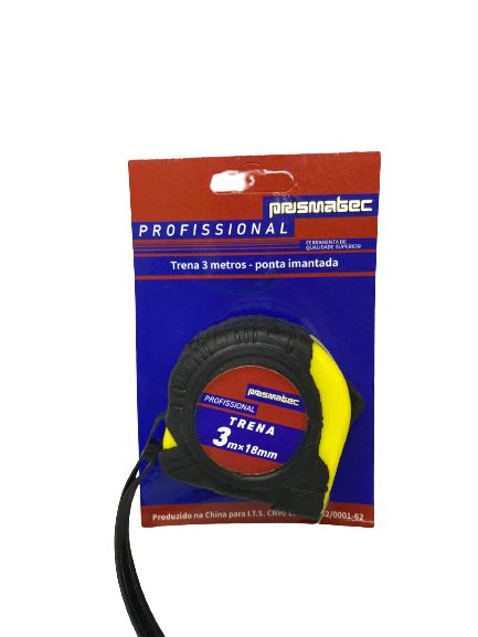 Trena Emborrachada Profissional – 3 MetrosX18MM - Prismatec