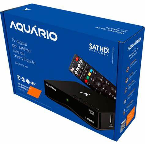 Receptor De TV VIA Satélite Banda C E KU Aquário DTH-9000