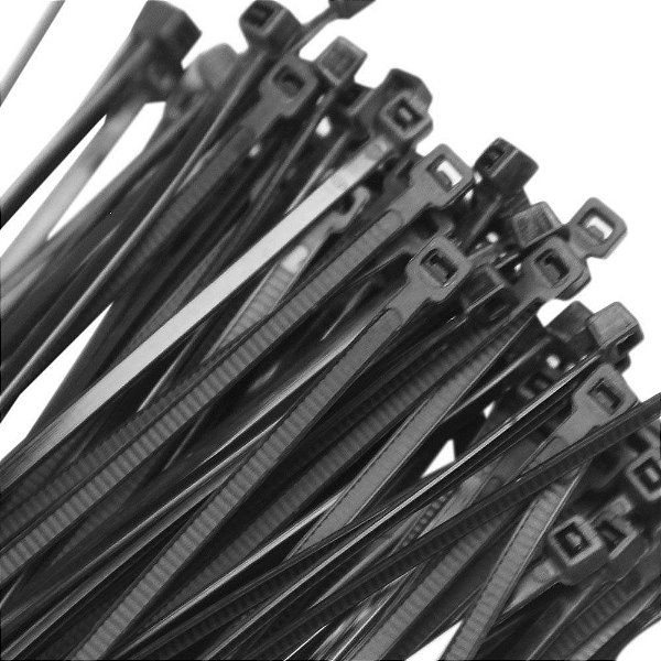 Abraçadeira De Nylon 2,5MM X 200MM 100UN Preta