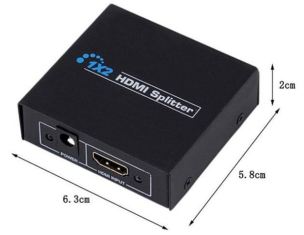 Spliter HDMI 1X2 1080P 3D Versão 1.4 LE-4132 IT-BLUE