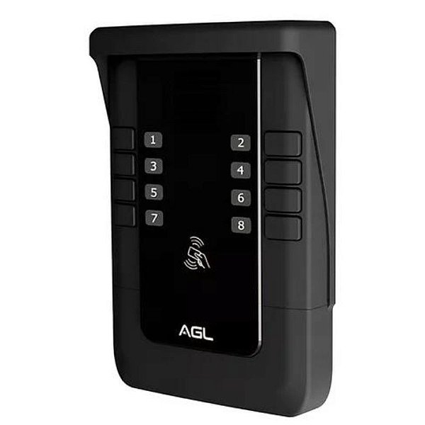 Porteiro Coletivo Agl 8 Pontos S500 Tag Rfid Cor Preto