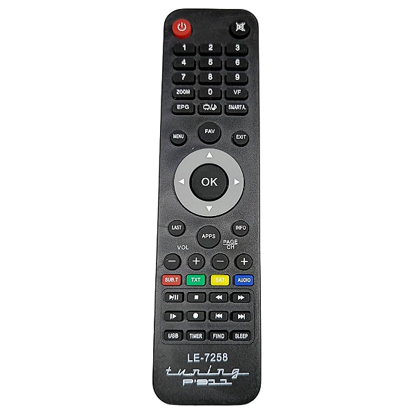 Controle Remoto Receptor Le-7258 Tuning P911