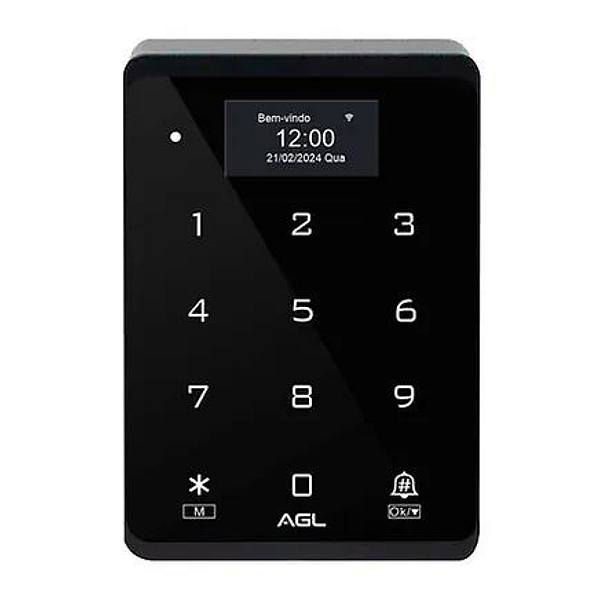 Controle de Acesso CA1000 LCD WiFi Senha Proximidade 125 Khz