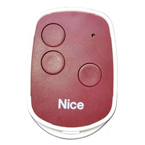 Nice Open Tech 433.92mHz Controle Remoto vermelho